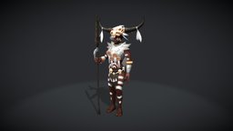 Shaman videogame, rts, shaman, necromancer, stoneage, rts-game, warparty, character, 3d, animation