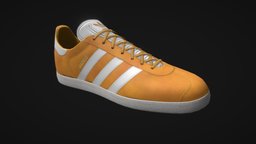 Adidas Gazelle shoes, adidas, substance-designer, substance, low-poly, blender, substance-painter