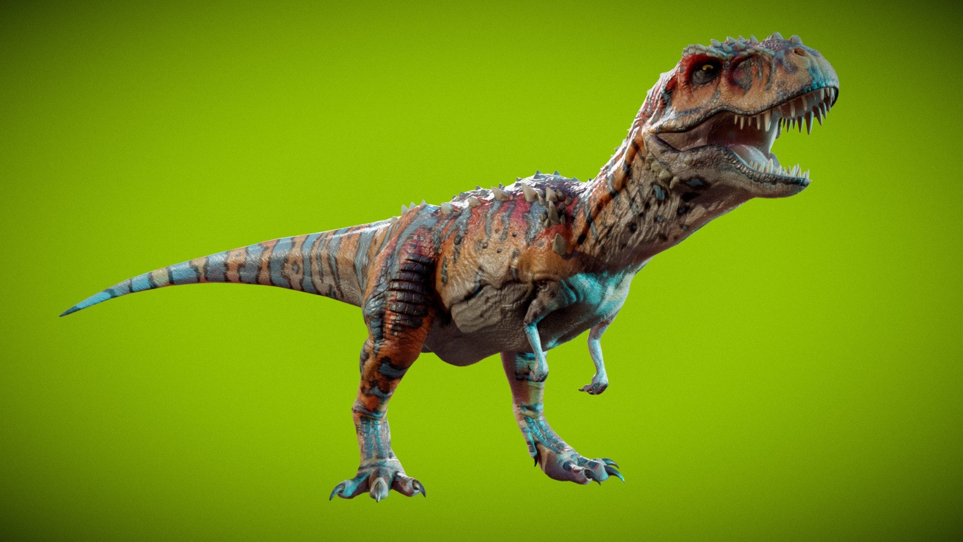 Hello everyone ;) I've made this t-rex model.

ARTSTATION: www.artstation.com/hokiroya

FACEBOOK: www.facebook.com/Hokiroya/ - Tyrannosaurus Rex - 3D model by hokiroya 3d model