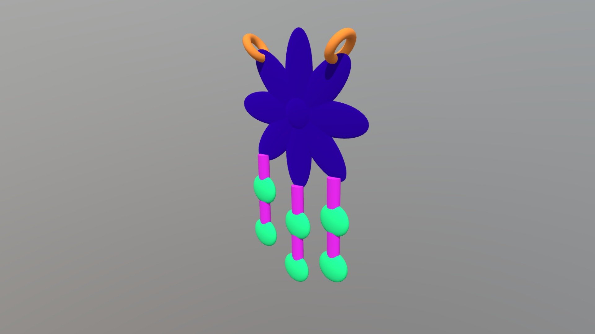 Flower Pendant Png - 3D model by pl.itda11 3d model