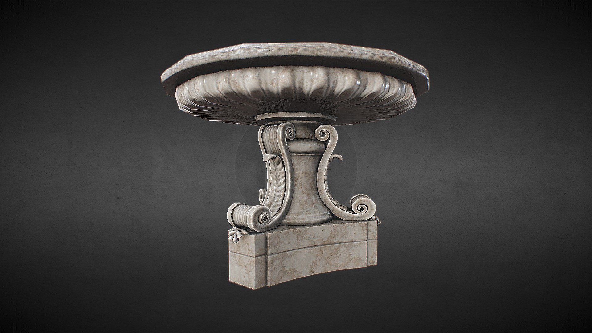 Vasque Versailles / Bosquet de la Colonnade - Download Free 3D model by maxime.montegnies (@aimix) 3d model