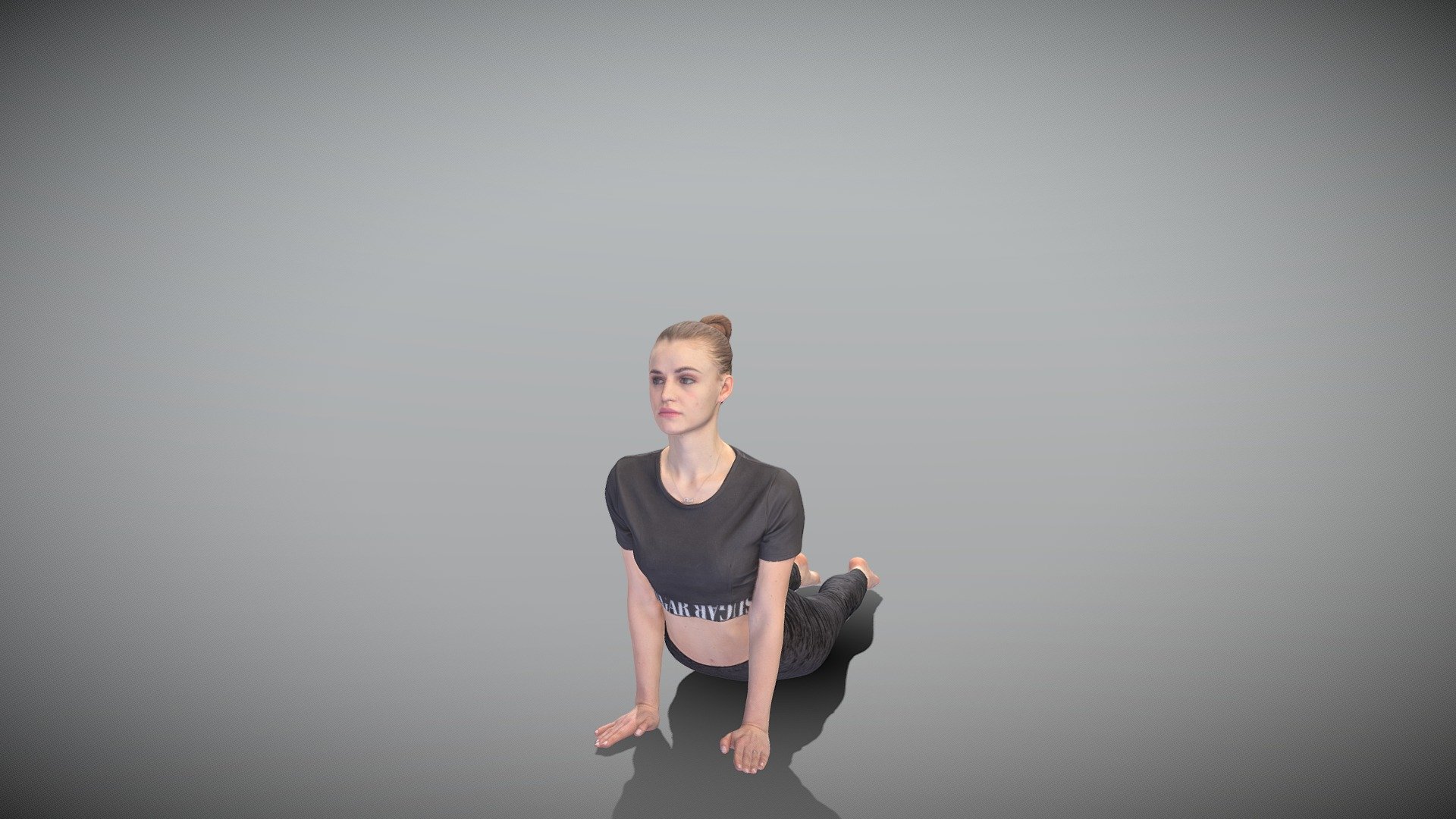 This is a true human size and detailed model of a sporty young woman of Caucasian appearance dressed in sportswear. The model is captured in casual pose to be perfectly matching various architectural and product visualizations, as a background or mid-sized character on a sports ground, gym, beach, park, VR/AR content, etc.

Technical specifications:




digital double 3d scan model

150k &amp; 30k triangles | double triangulated

high-poly model (.ztl tool with 5 subdivisions) clean and retopologized automatically via ZRemesher

sufficiently clean

PBR textures 8K resolution: Diffuse, Normal, Specular maps

non-overlapping UV map

no extra plugins are required for this model

Download package includes a Cinema 4D project file with Redshift shader, OBJ, FBX, STL files, which are applicable for 3ds Max, Maya, Unreal Engine, Unity, Blender, etc. All the textures you will find in the “Tex” folder, included into the main archive.

3D EVERYTHING

Stand with Ukraine! - Beautiful young woman stretching 453 - Buy Royalty Free 3D model by deep3dstudio 3d model
