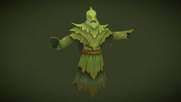 Stylized Ghost rpg, clothes, guard, mmo, rts, scary, normalmap, moba, handpainted, lowpoly, creature, animation, stylized, ghost, halloween, spooky, halloween-2022