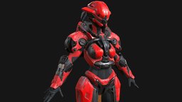 Cyber_Suit05_Fem suit, soldier, ninja, terminator, killer, scout, cyborg, woman, scify, berserker, cosmo, infantryman, saboteur, pbr, female, robot
