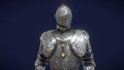 Armored knight armor, medieval, blender, blender3d, fantasy, knight