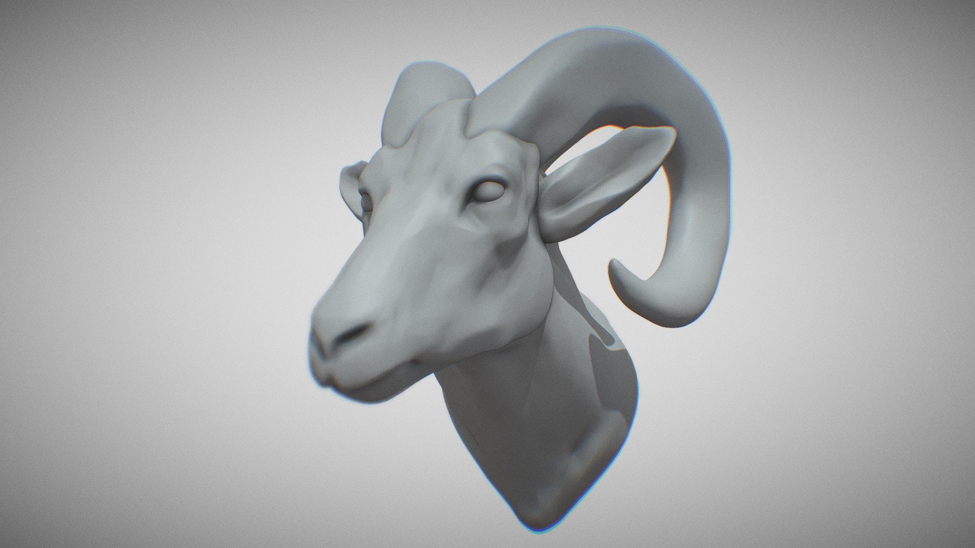 A horned sheep/ram bust. Started in Blender but re-sculpted and decimated using ZBrush. Polypaint and texturing update coming soon.

see more of my work on my website and instagram:

https://www.tomjohnsonart.co.uk/

https://www.instagram.com/tomjohnsonart/ - Horned Sheep - Buy Royalty Free 3D model by Tom Johnson (@Brigyon) 3d model