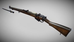 SMLE No.1 Mk.III ww2, africa, action, british, bolt, italy, north, lee, enfield