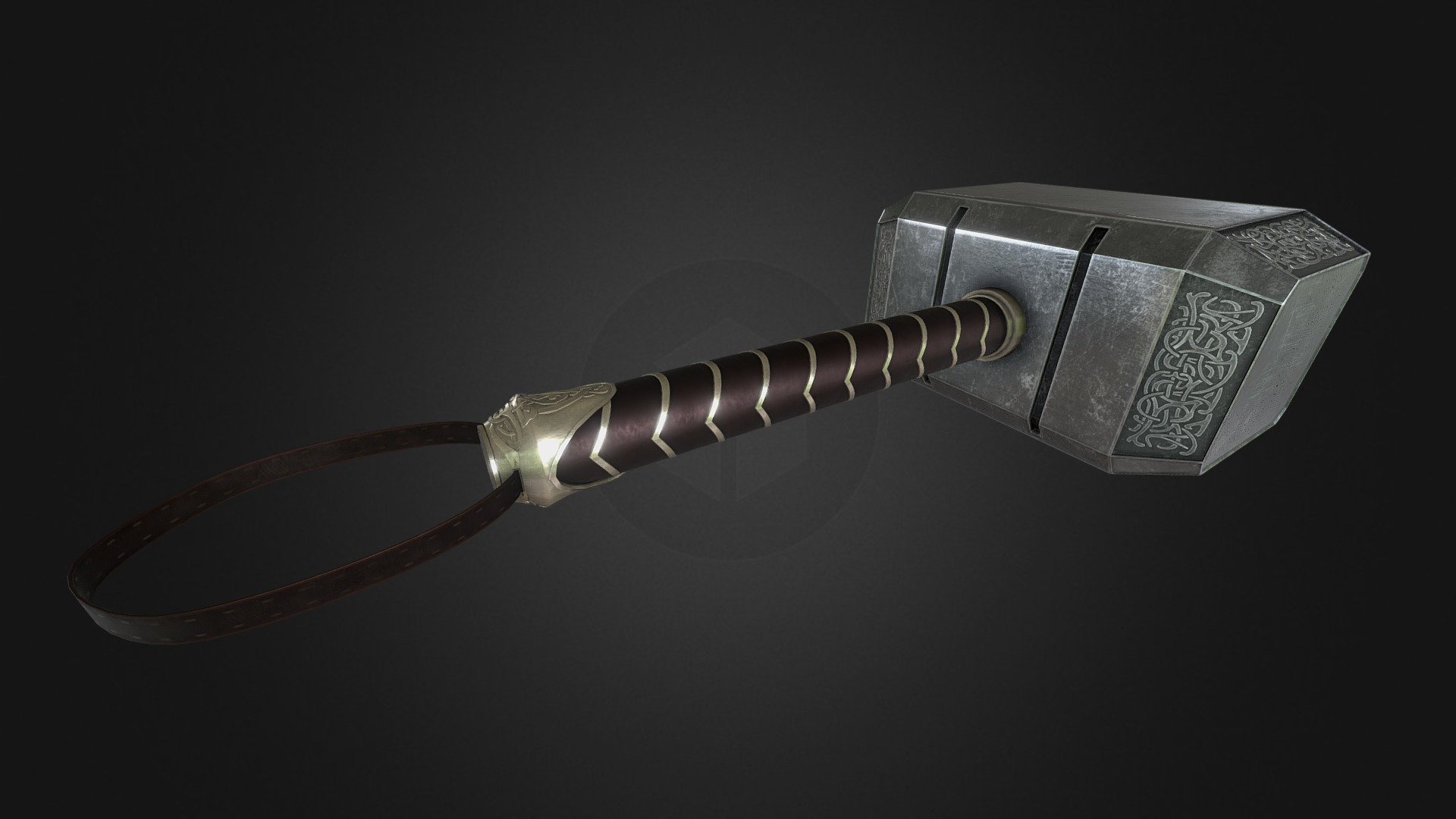 Thor's Hammer - Mjolnir!

From concept of &ldquo;Marvel Studios