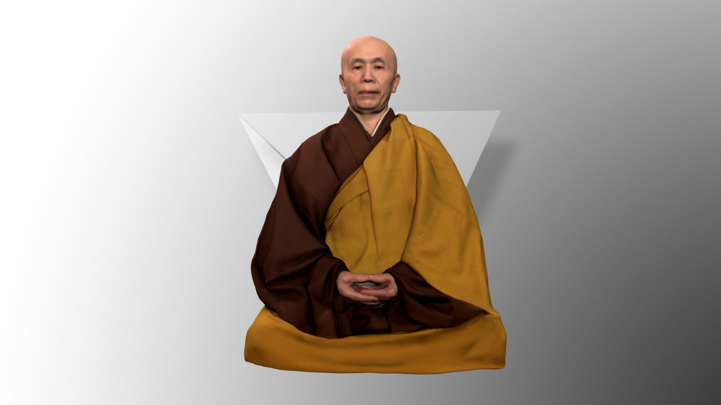 3D Scan of a Buddhist Priest - 3D Scan of a Buddhist Priest - 3D model by 3D Studio Watts (@thewattsworks) 3d model