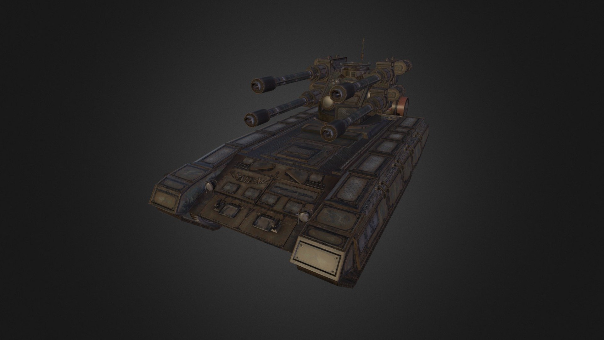 Anti-Air Tank - Game Model - 3D model by jacksteel 3d model