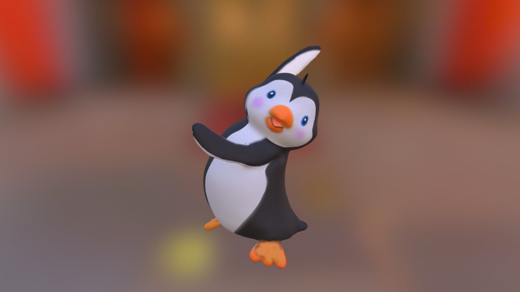 Penguin2 - 3D model by exposeyourselfusa 3d model