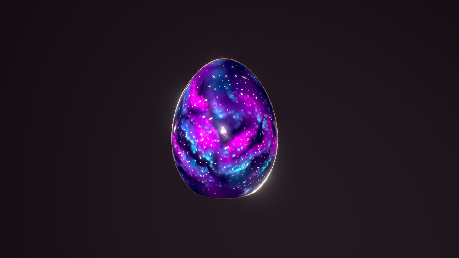 Nebulae Egg - 3D model by SilverHawks 3d model