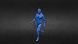 Walking Animation Universal men anatomy