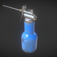 Oil can game, lowpoly