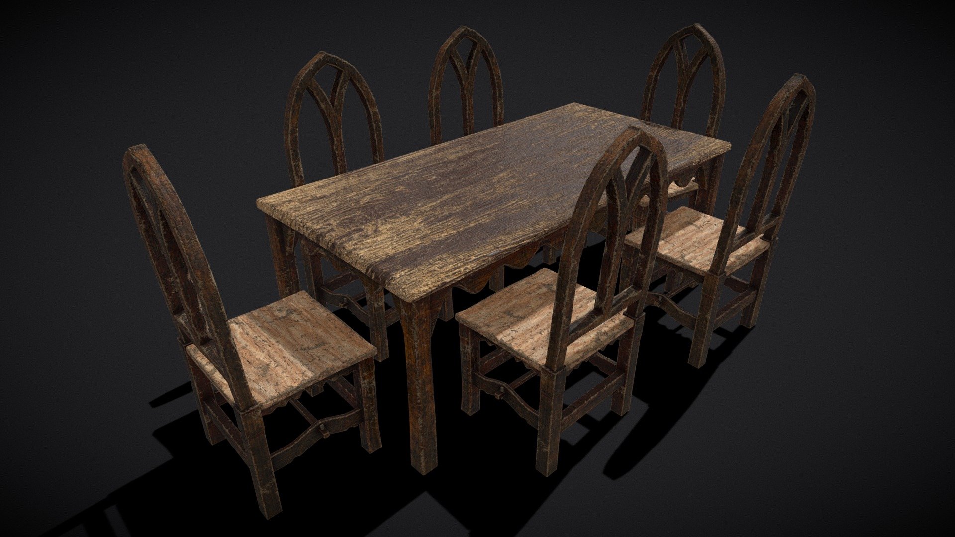 Medieval Kitchen Table Set
VR / AR / Low-poly
PBR approved
Geometry Polygon mesh
Polygons 23,386
Vertices 25,361
Textures 4K PNG - Medieval Kitchen Table Set - Buy Royalty Free 3D model by GetDeadEntertainment 3d model