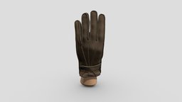 Glove in Peccary Upper skin & Cashmir lining 