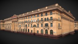 Soviet Hotel 5 Buildings hotel, soviet, buildings, architectural, column, classic, russian, russia, old, ussr, low-poly-model, stalin, stalin-empire-style, ussr-architecture, stalin-era, architecture, asset, game, 3d, lowpoly, model, house, building, stalin-ussr