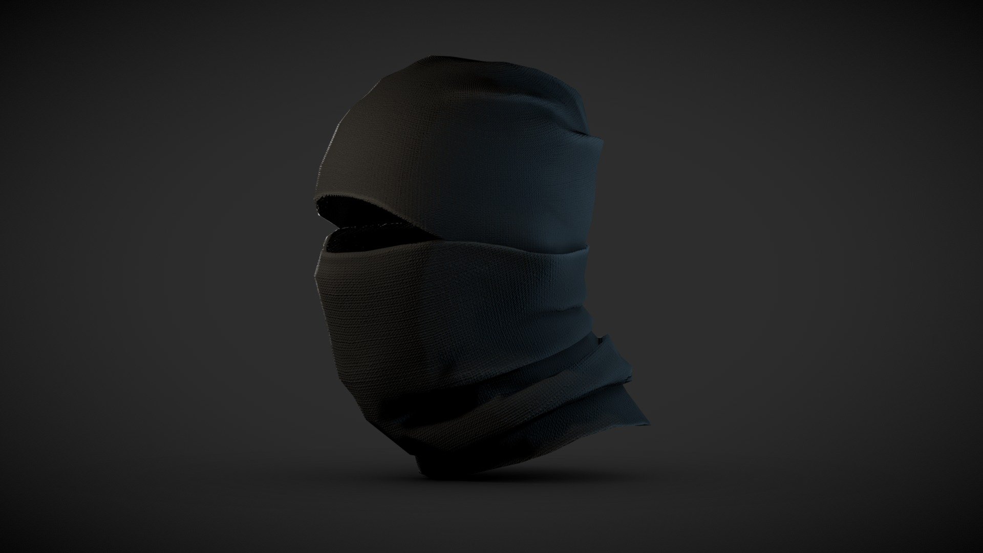 simple black hat with mask.

**If you want to support the author, you can send donations to https://www.donationalerts.com/r/shedmon
or https://boosty.to/shedmon - Mask - Download Free 3D model by Shedmon 3d model