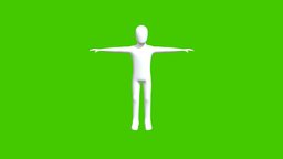 Basic Character Mannequin mannequin, 3dcharacter, basicmodel, simple3dmodel, loypoly, rigging-animation-3d, subdivisionmodifier