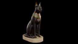 Egyptian Cat Statue cat, egyptian, statue