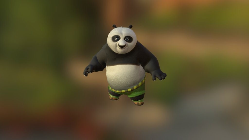Kung Fu Panda - 3D model by Andolsi 3d model