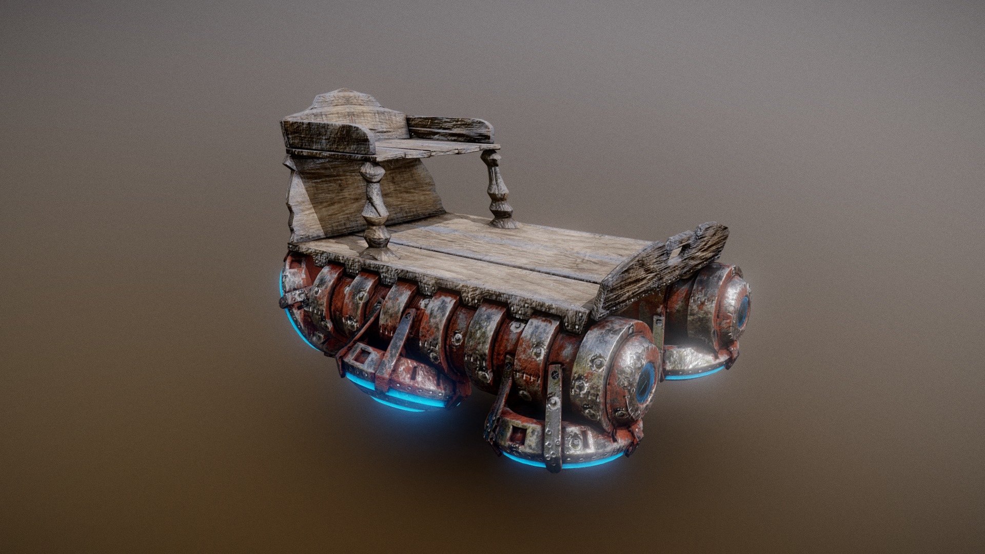 PBR, game-ready Hover Dolly for all your small item transportation needs!
Originaly created as part of teh pwnisher alt-reality challenge.

Weighted double bevels with 4k PBR maps, model provided as is, check it out in the viewer to see what you'll get! - Hover Dolly - Buy Royalty Free 3D model by MattMurch 3d model