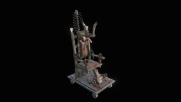 torture chair substancepainter, substance