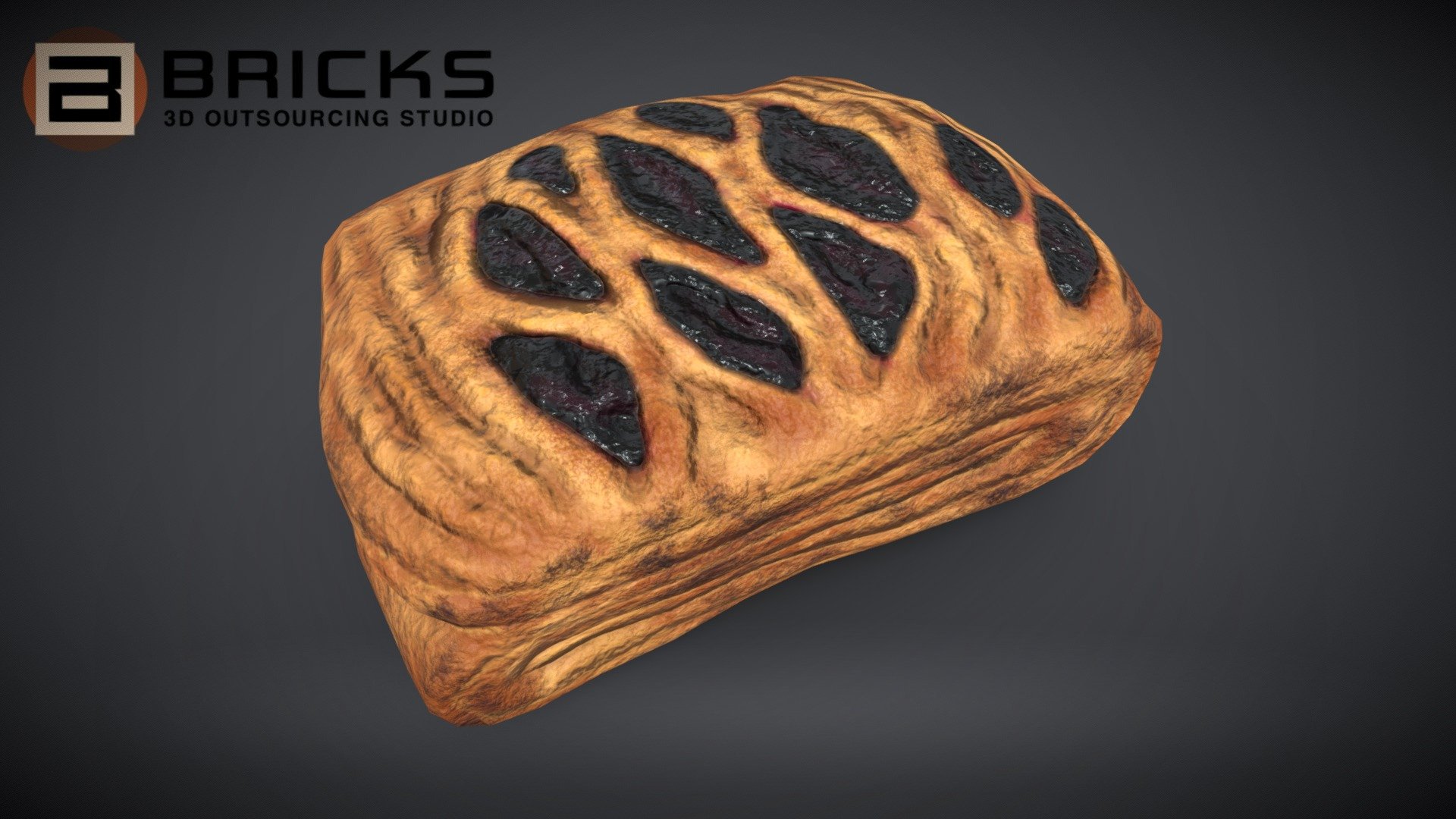 PBR Food Asset:
DanishBlueberry
Polycount: 1052
Vertex count: 613
Texture Size: 2048px x 2048px
Normal: OpenGL

If you need any adjust in file please contact us: team@bricks3dstudio.com

Hire us: tringuyen@bricks3dstudio.com
Here is us: https://www.bricks3dstudio.com/
        https://www.artstation.com/bricksstudio
        https://www.facebook.com/Bricks3dstudio/
        https://www.linkedin.com/in/bricks-studio-b10462252/ - DanishBlueberry - Buy Royalty Free 3D model by Bricks Studio (@bricks3dstudio) 3d model