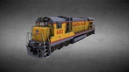 General Electric locomotive, ge, generalelectric, ge-c36-7