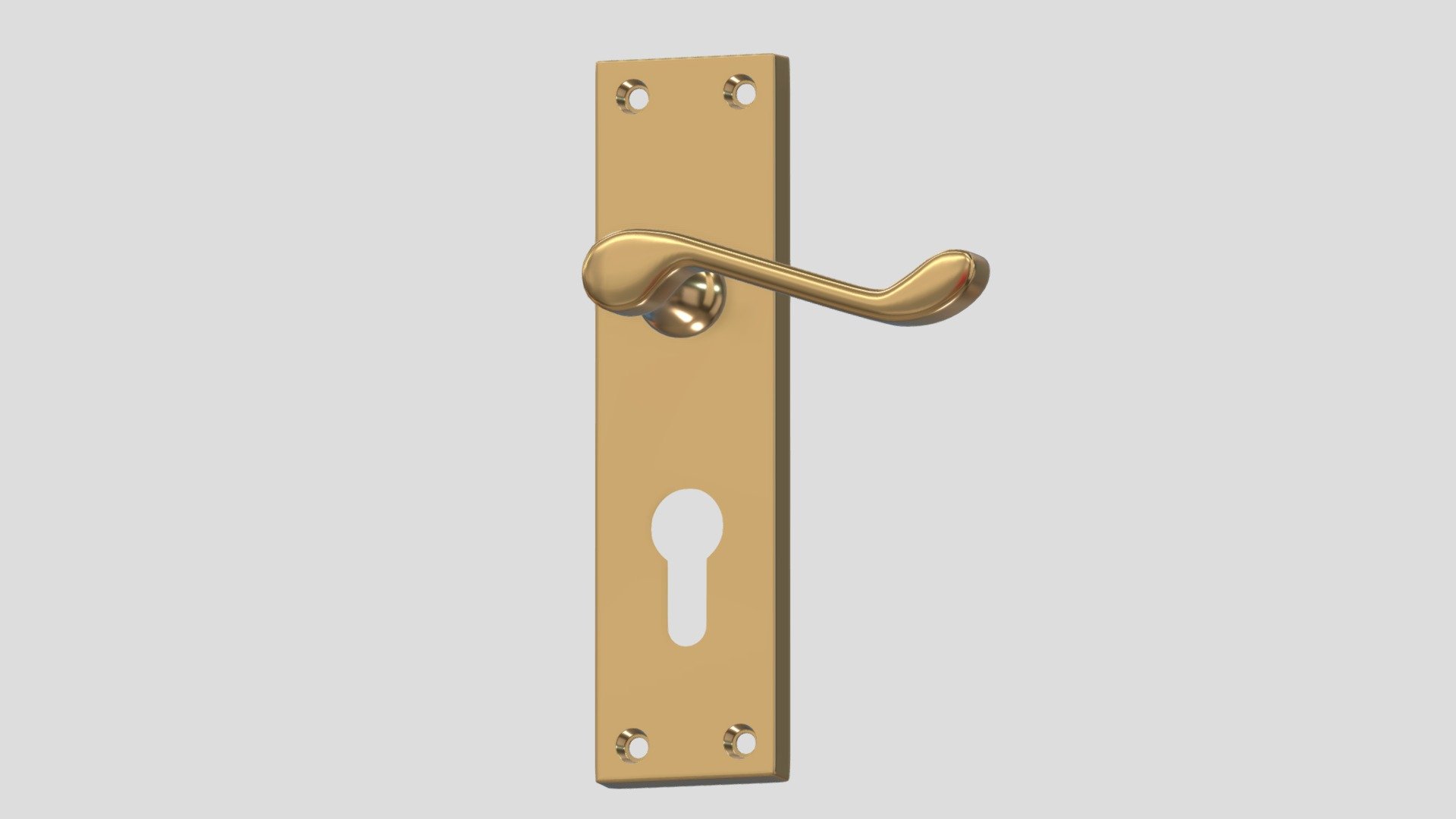 Hi, I'm Frezzy. I am leader of Cgivn studio. We are a team of talented artists working together since 2013.
If you want hire me to do 3d model please touch me at:cgivn.studio Thanks you! - Victorian Scroll Door Handle Brass - Buy Royalty Free 3D model by Frezzy3D 3d model