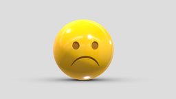 Apple Frowning Face face, set, apple, messenger, smart, pack, collection, icon, vr, ar, smartphone, android, ios, samsung, phone, print, logo, cellphone, facebook, emoticon, emotion, emoji, chatting, animoji, asset, game, 3d, low, poly, mobile, funny, emojis, memoji