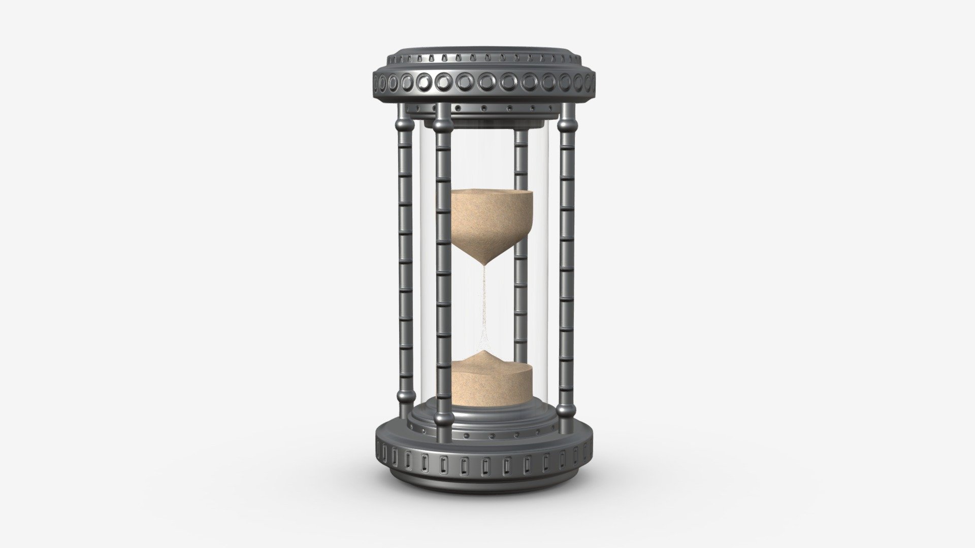 Hourglass egg timer 07 - Buy Royalty Free 3D model by HQ3DMOD (@AivisAstics) 3d model