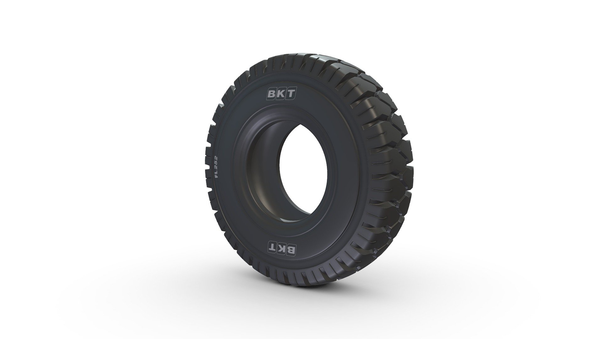 FL 252 is a tire suitable for hay harvesting applications with rotor rakes/tedders as well as for logistic operations using forklifts. This tire provides excellent durability while the specific tread pattern ensures maximum stability during lifting operations 3d model