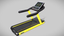 Treadmill Low Poly 4K Texture