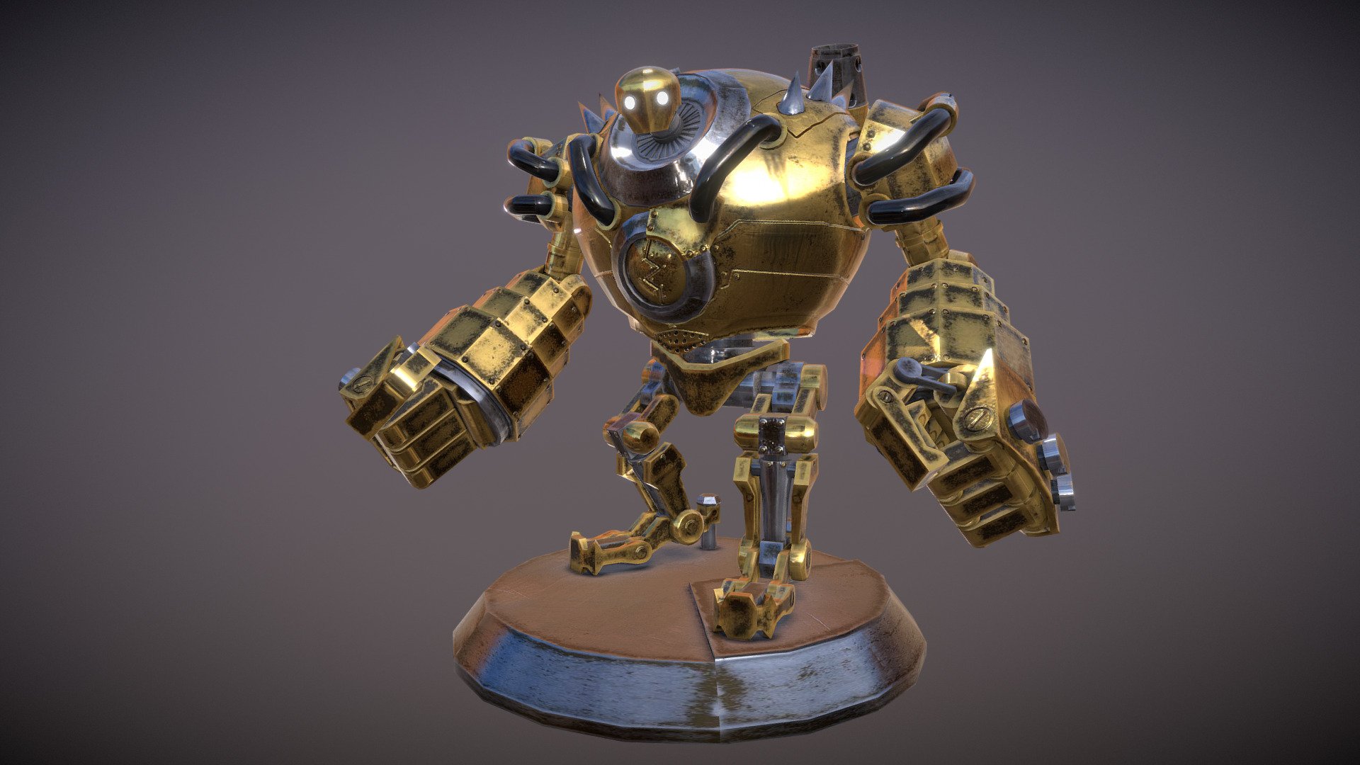 This is my reinterpretation of Blitzcrank inspired by the League of Legends' trailer &ldquo;The Climb