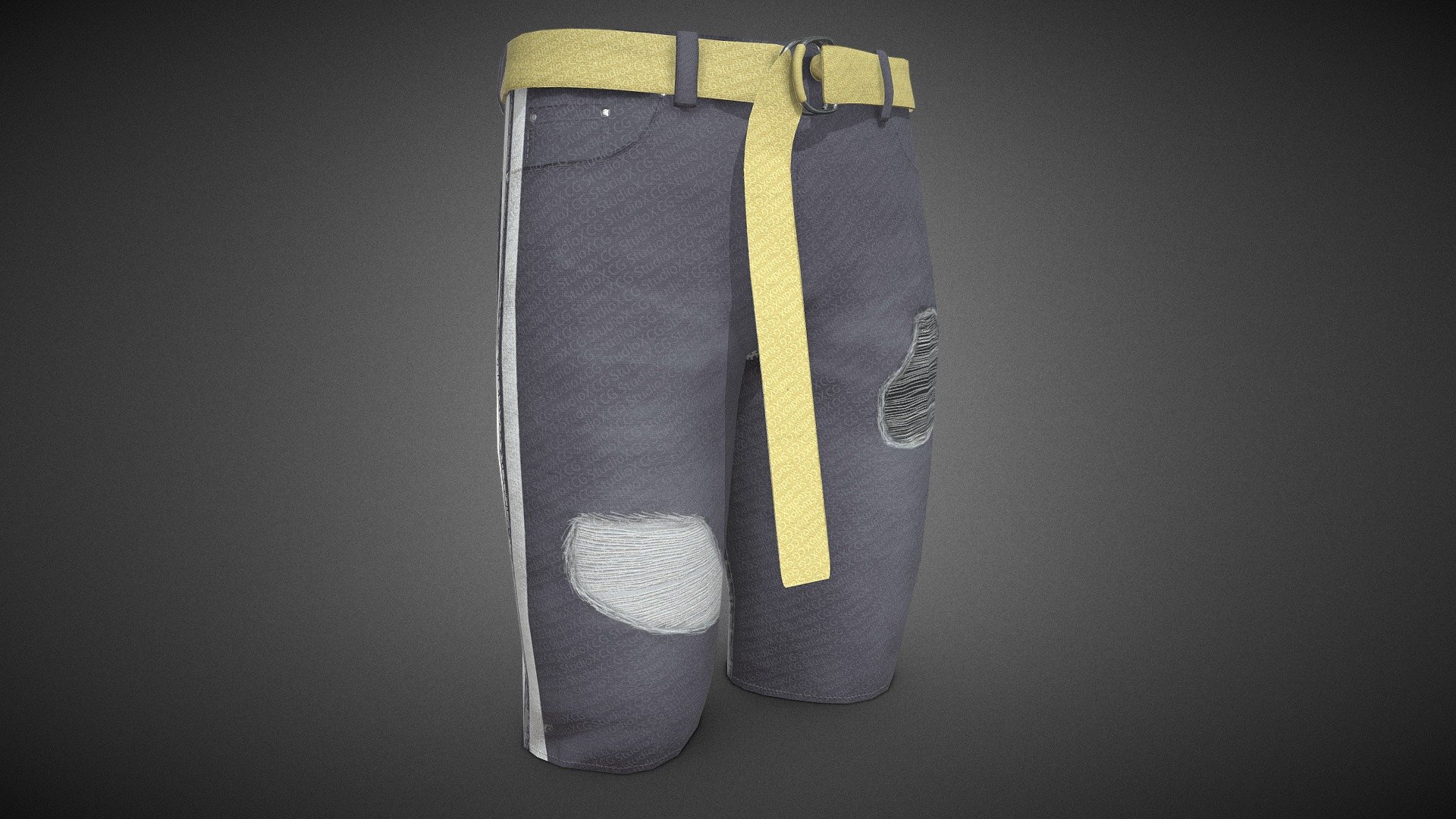 CG StudioX Present :
Jeans Short lowpoly/PBR




This is Jeans Short Comes with Specular and Metalness PBR.

The photo been rendered using Marmoset Toolbag 4 (real time game engine )


Features :



Comes with Specular and Metalness PBR 4K texture .

Good topology.

Low polygon geometry.

The Model is prefect for game for both Specular workflow as in Unity and Metalness as in Unreal engine .

The model also rendered using Marmoset Toolbag 4 with both Specular and Metalness PBR and also included in the product with the full texture.

The texture can be easily adjustable .


Texture :



Two sets of UV [Albedo -Normal-Metalness -Roughness-Gloss-Specular-Ao] (Jeans-Belt) (4096*4096)


Files :
Marmoset Toolbag 4 ,Maya,,FBX,OBj with all the textures.




Contact me for if you have any questions.
 - Jeans Short - Buy Royalty Free 3D model by CG StudioX (@CG_StudioX) 3d model