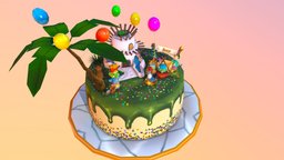 Angry Birds Cake food, angrybirds, game