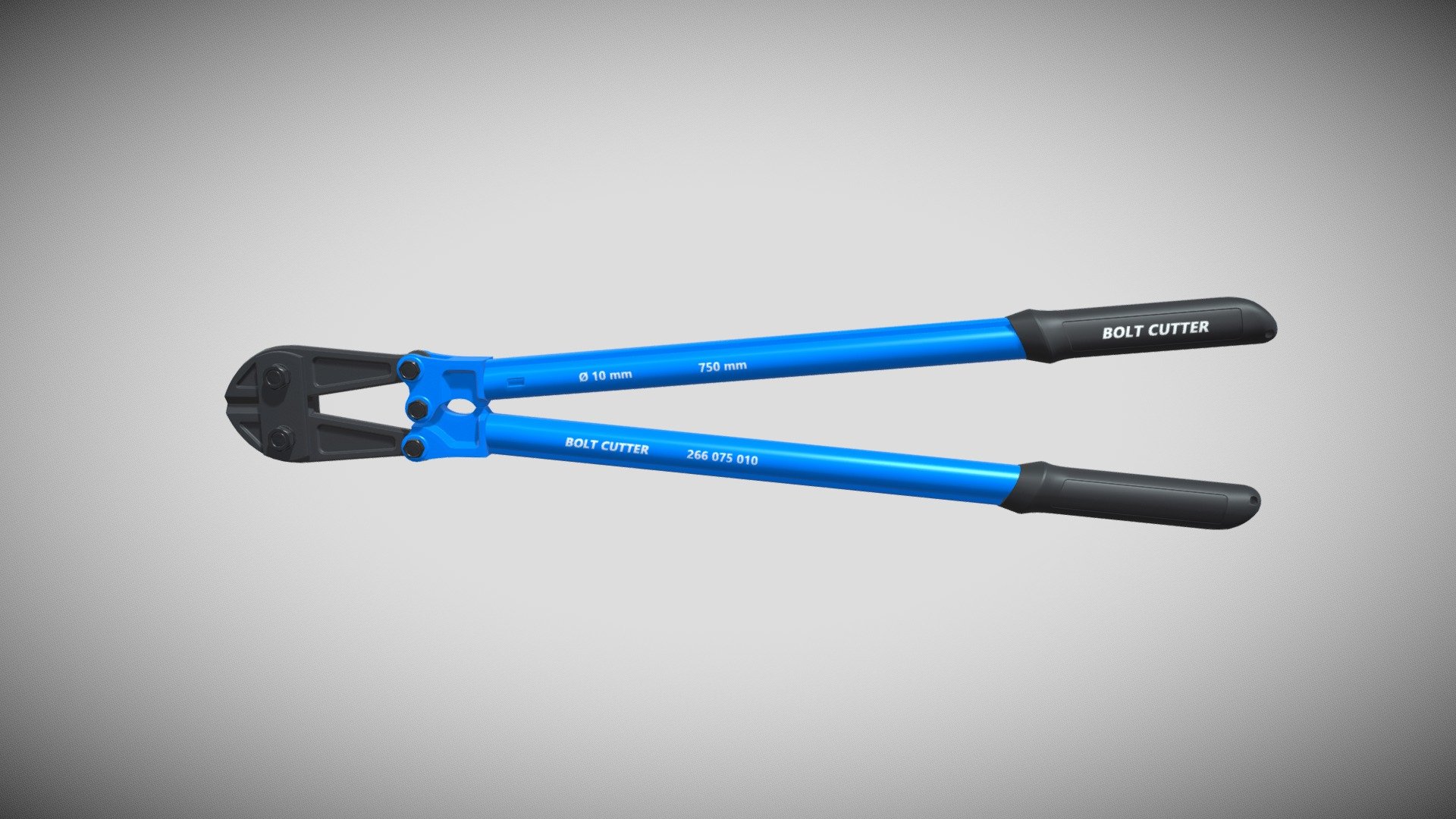 Detailed model of a Bolt Cutter, modeled in Cinema 4D.The model was created using approximate real world dimensions.

The model has 19,356 polys and 18,934 vertices.

An additional file has been provided containing the original Cinema 4D project files with both standard and v-ray materials, textures and other 3d export files such as 3ds, fbx and obj 3d model