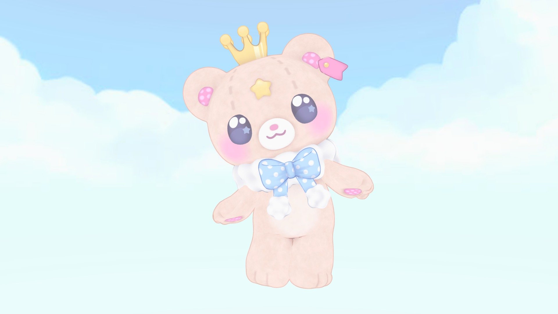 This was a commission for vtuber Hoshi Yumekawa! The cutest teddy bear ever! 

-Modelling and rigging done in Blender
-Textures done in Substance Painter
-Animation is a mix of Mixamo and Blender - Hoshi's Teddy Bear - 3D model by icebell 3d model