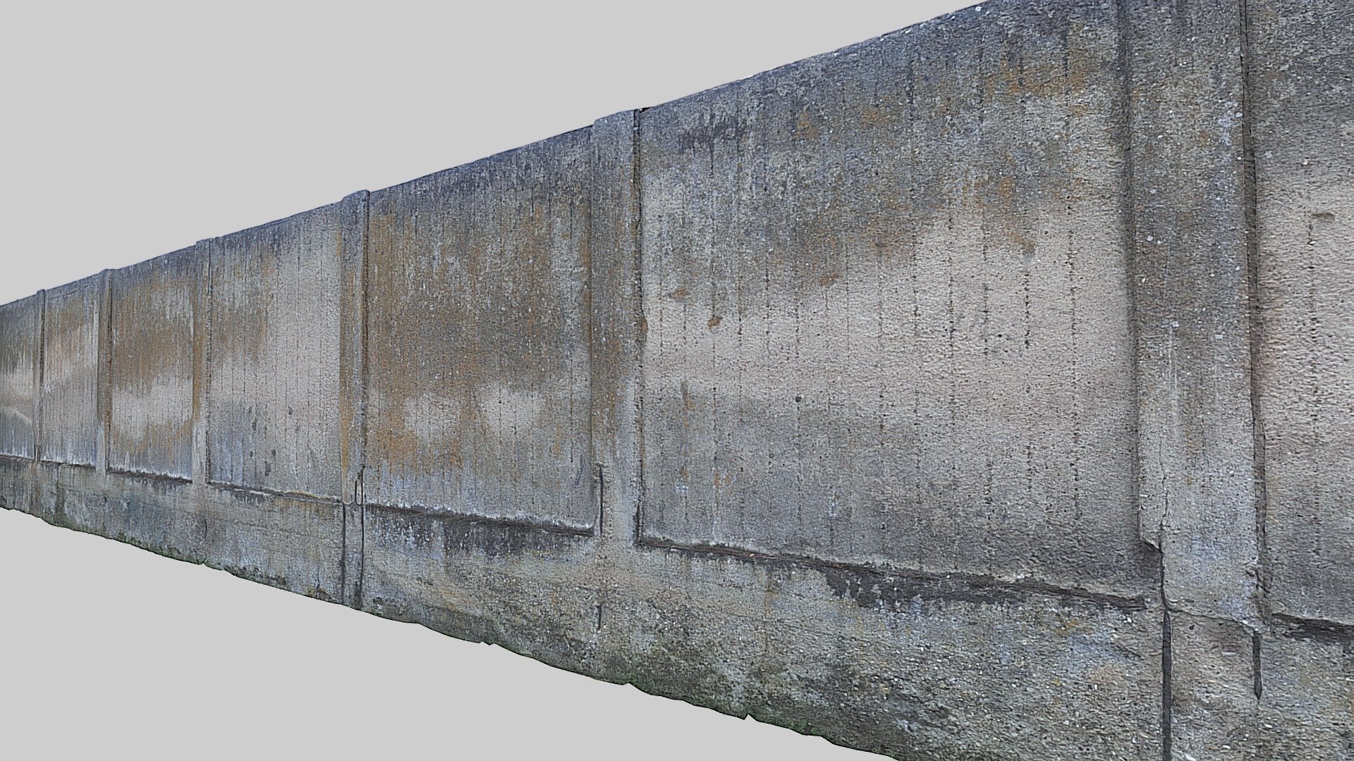 Long dirty reinforced concrete fence

2x8k texture 

spring season

location : Slovakia

3d scan made of 199 photos @ Samsung Galaxy A33 5G - Long dirty reinforced concrete fence - Download Free 3D model by Оrрндп ЯТG (@orphanrtg) 3d model