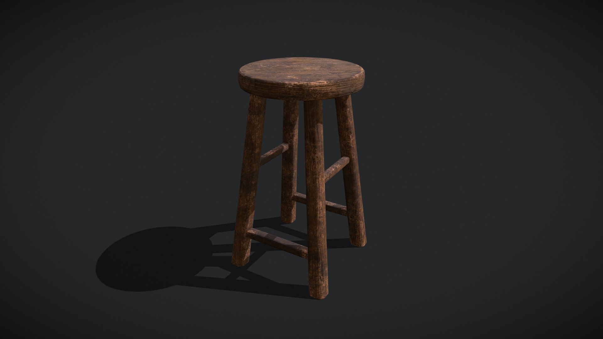 Rustic_Wooden_Bar_Stool_OBJ
VR / AR / Low-poly
PBR approved
Geometry Polygon mesh
Polygons 876
Vertices 972
Textures 4K PNG - Rustic Wooden Bar Stool - Buy Royalty Free 3D model by GetDeadEntertainment 3d model