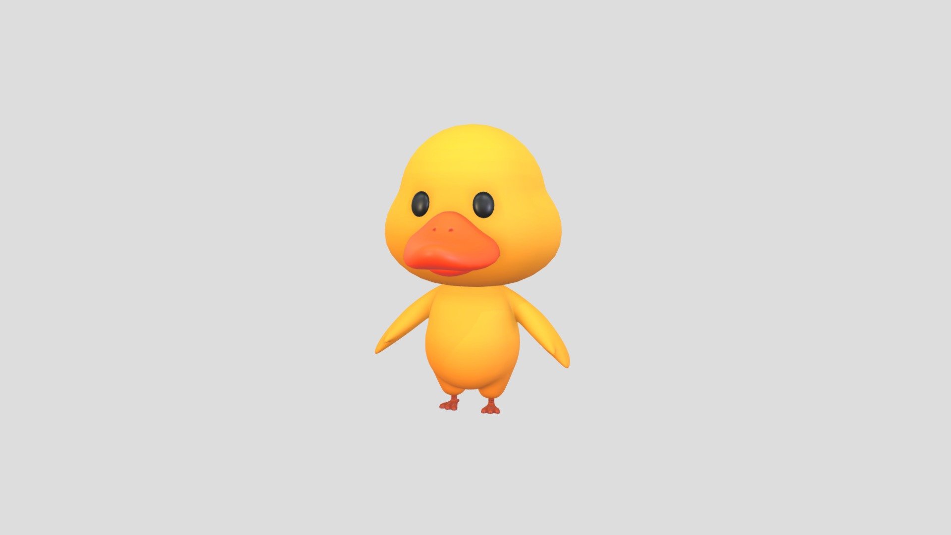 Duck Character 3d model.      
    


File Format      
 
- 3ds max 2023  
 
- FBX  
 
- OBJ  
    


Clean topology    

No Rig                          

Non-overlapping unwrapped UVs        
 


PNG texture               

2048x2048                


- Base Color                        

- Normal                            

- Roughness                         



1,998 polygons                          

2,057 vertexs                          
 - Character212 Duck - Buy Royalty Free 3D model by BaluCG 3d model