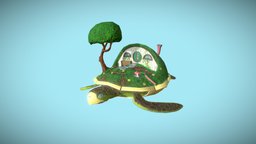 The Nomadic Gnome Home turtle, world, flying, skills, worldskills, house, flyinghouse, worldskills2022