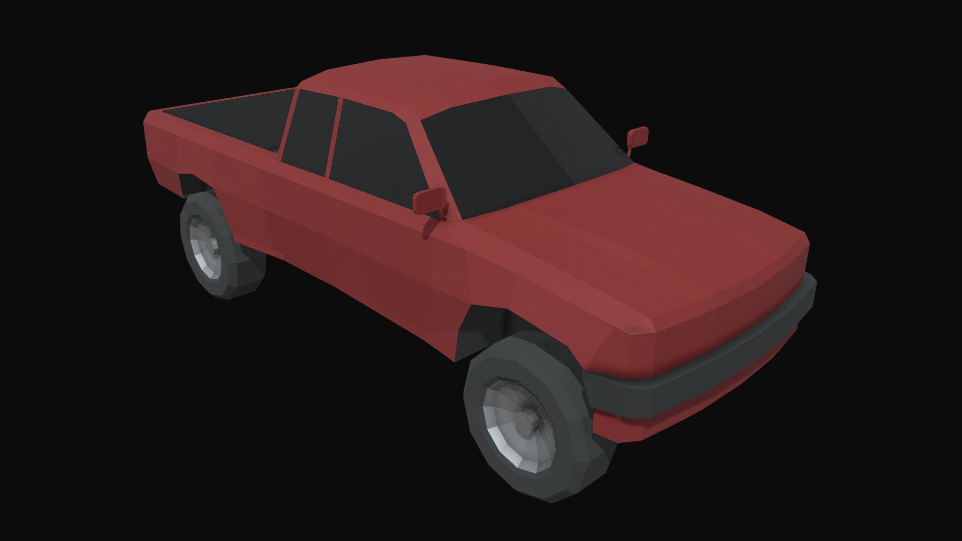 A low poly Pickup

Ideal for for use in games

Tested in unity. Simply drag and drop into unity to use

Made in blender

Individual model is in the additional files - Pickup Truck Low Poly - Buy Royalty Free 3D model by Castletyne 3d model