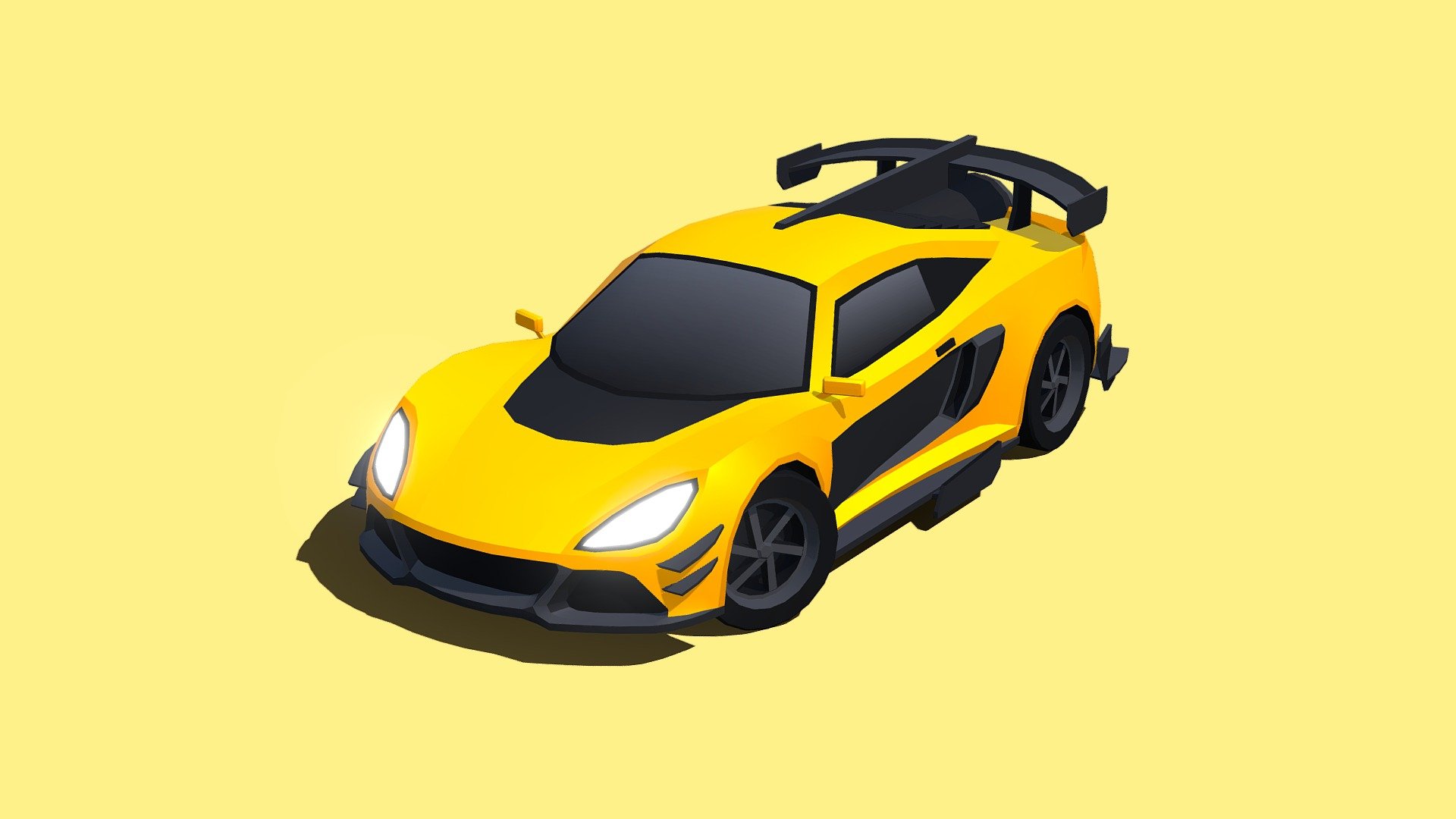 Hello!. This is a car that is going to be added in ARCADE: Ultimate Vehicles Pack in the next update. 

It started just as a car with a rocket, but as I started to model it, I wanted to add more and more aero parts on it. I ended adding canards, wings and a spoiler. It is a car that I really enjoyed to model. I hope that you like the concept :)

Best regards,
Mena 3d model