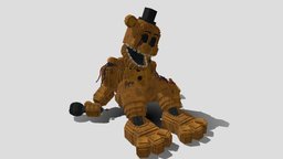 Withered Golden Freddy [Minecraft] fnaf, minecraft