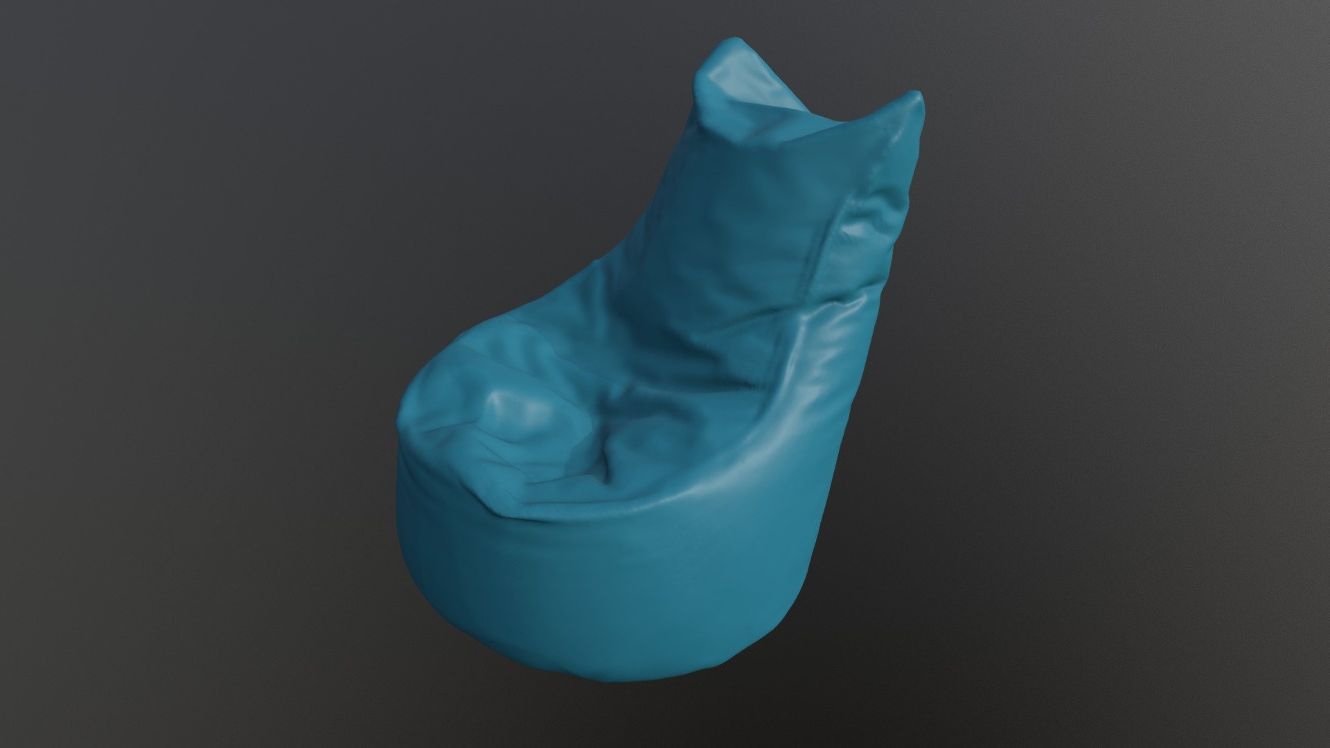 A 3D scanned Bean Bag - Bean Bag - 3D model by Decoder_pr0 3d model