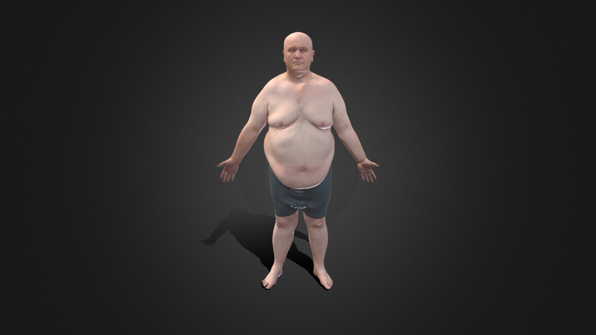 www.saanatomy.com - Fat White Male - 3D model by Adrian Ngwenya (@saart188) 3d model