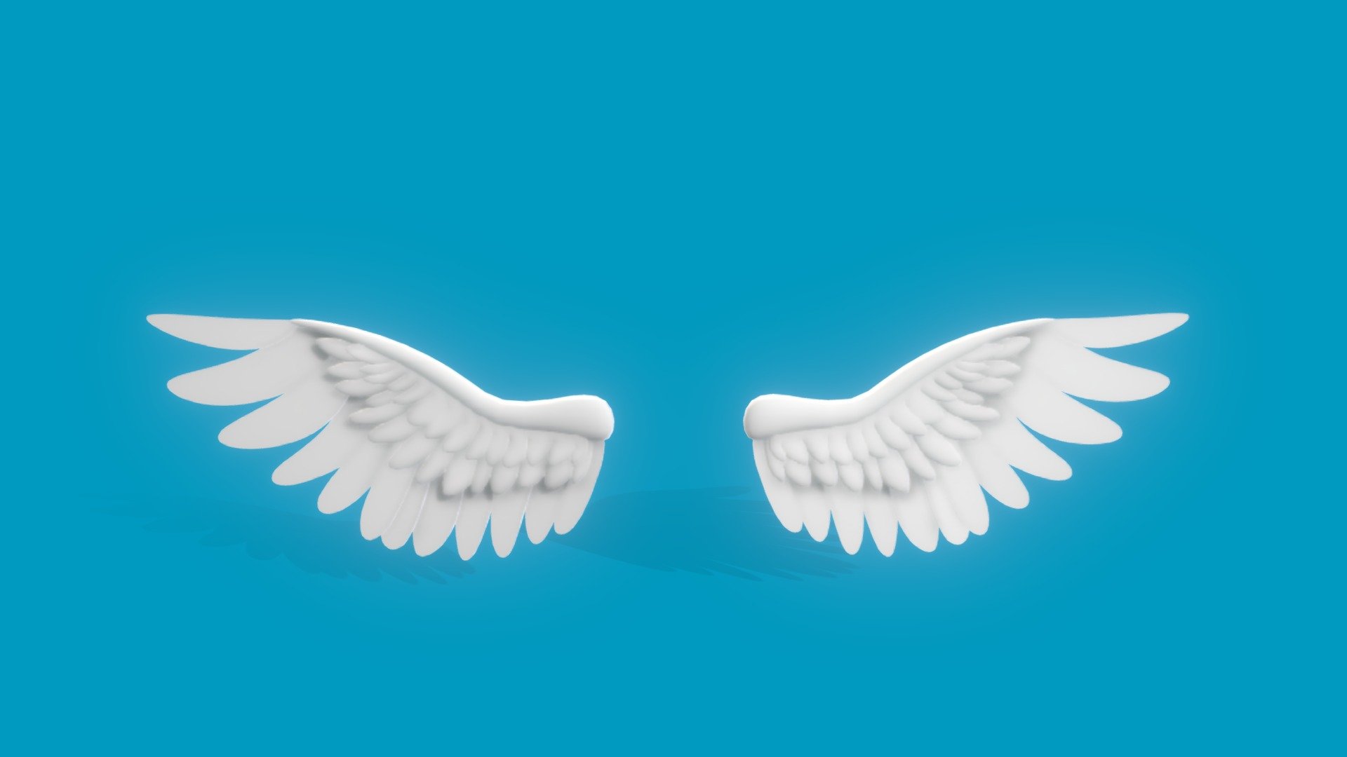 These stylized angel wings are a stunning 3D model that captures the essence of grace, beauty, and divine inspiration. These wings are designed to evoke a sense of ethereal wonder and evoke a feeling of flight and freedom.

These are not only a beautiful addition to any 3D modeling collection, but they are also ideal for use in a wide range of commercial applications. Whether you are creating a digital angelic character, designing a fantasy-inspired product, or developing a video game, these wings will add a touch of magic and wonder to your project. So, whether you are a professional 3D artist or an enthusiastic hobbyist, these wings are a must-have for your portfolio.

They are rigged and animated with great weights and subdivision ready.
Sketchfab shows some deformations that are not exist on the fbx file if you download it

You can have a look how they exactly look with subd on here:
https://youtu.be/NPdgE9-AWYs - Stylized Toon Angel Wings, Rigged and Animated - Buy Royalty Free 3D model by ahingel 3d model