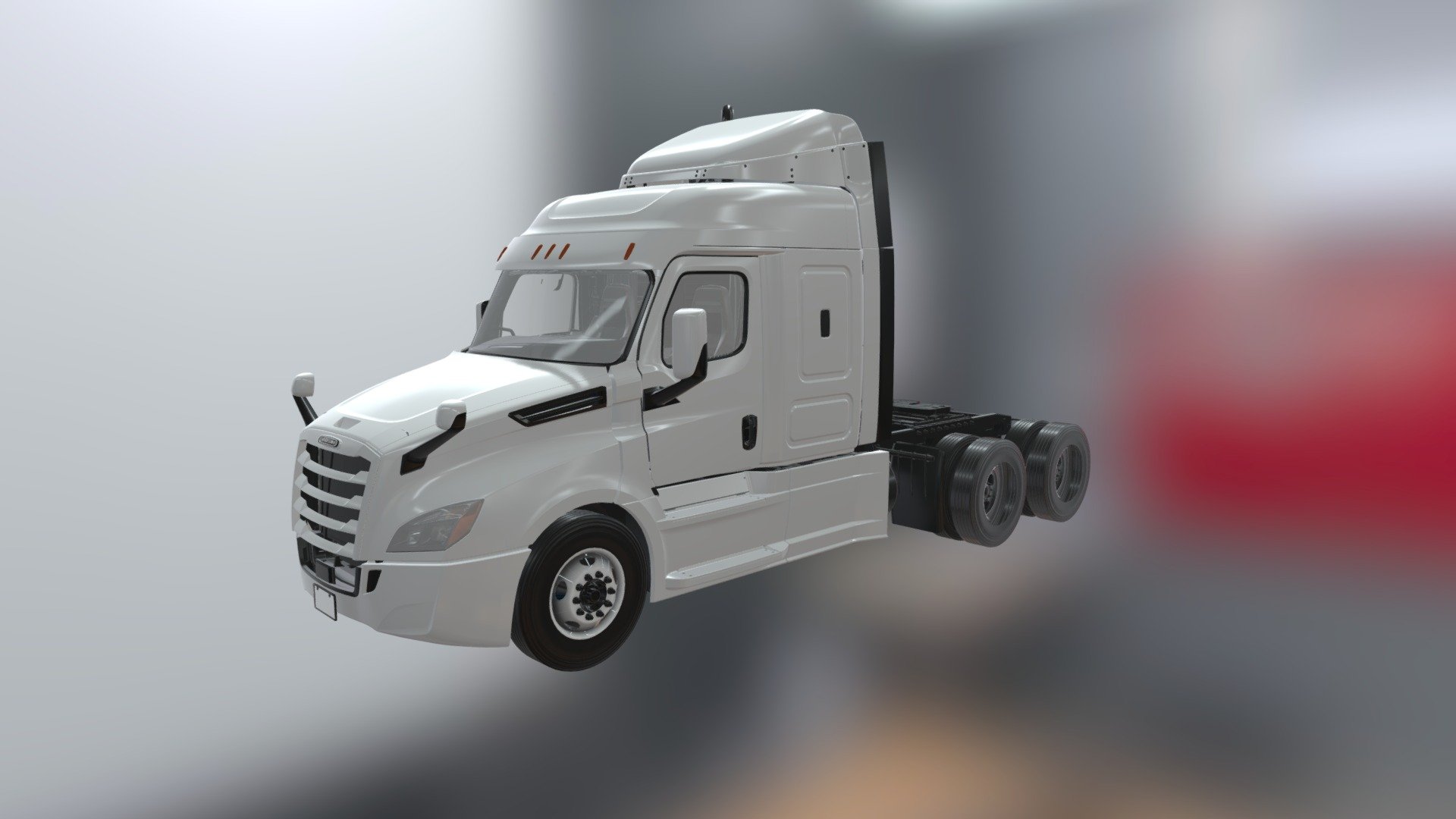 Freightliner Cascadia for User  the7express - 3D model by 3dcar_models 3d model